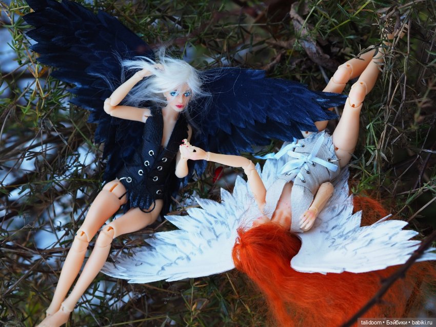 Темный ангел bjd — Авторские куклы BJD (фото 3)