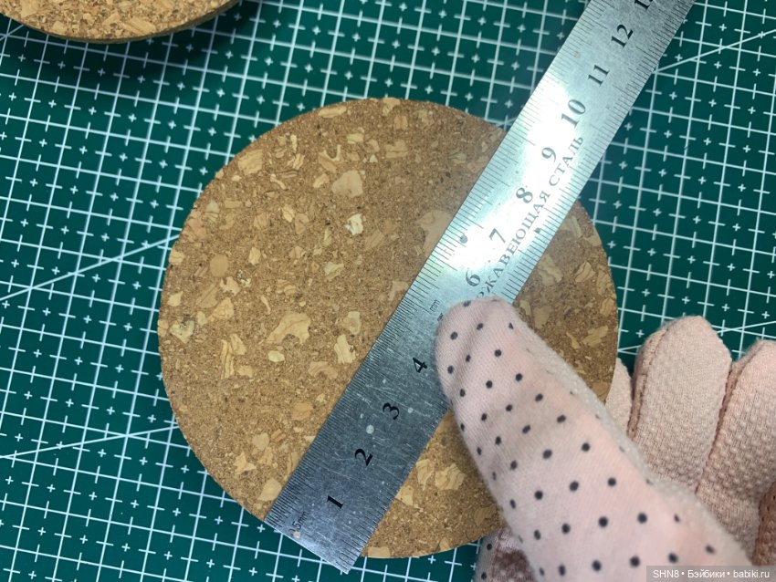 Пэйт из пробки 90 мм — Другое для антикварных кукол (фото 2)