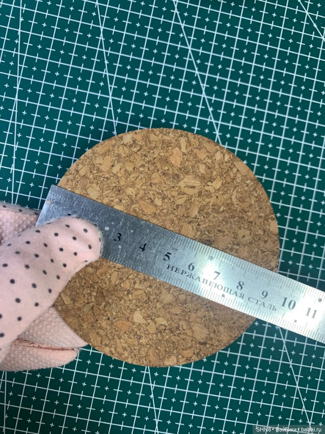 Пэйт из пробки 90 мм — Другое для антикварных кукол