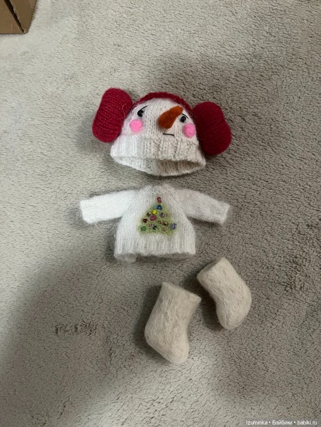 Новогодний комплект "Снеговичок" для Об 11