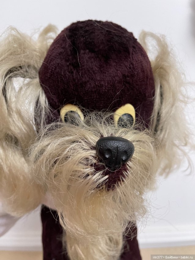 Собачка плюш СССР — Винтажные куклы и игрушки детства