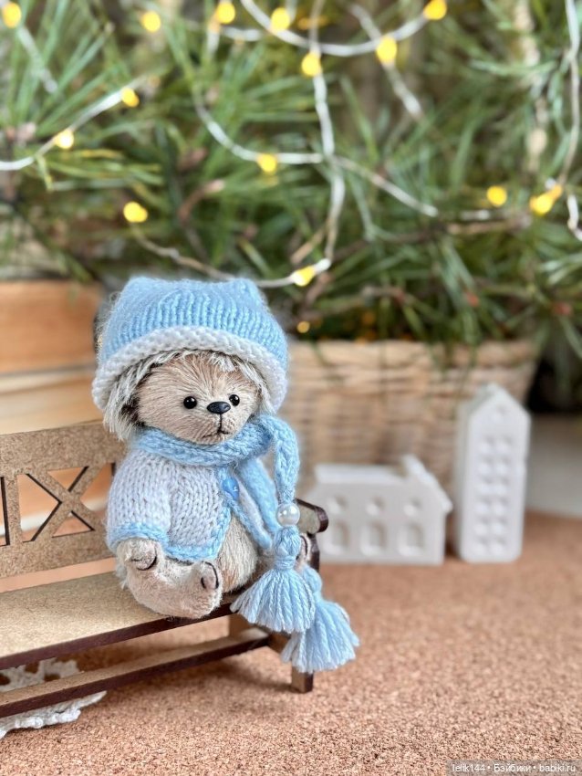 Мини тедди ёжик Пип (рост 8,5 см) (фото 2)