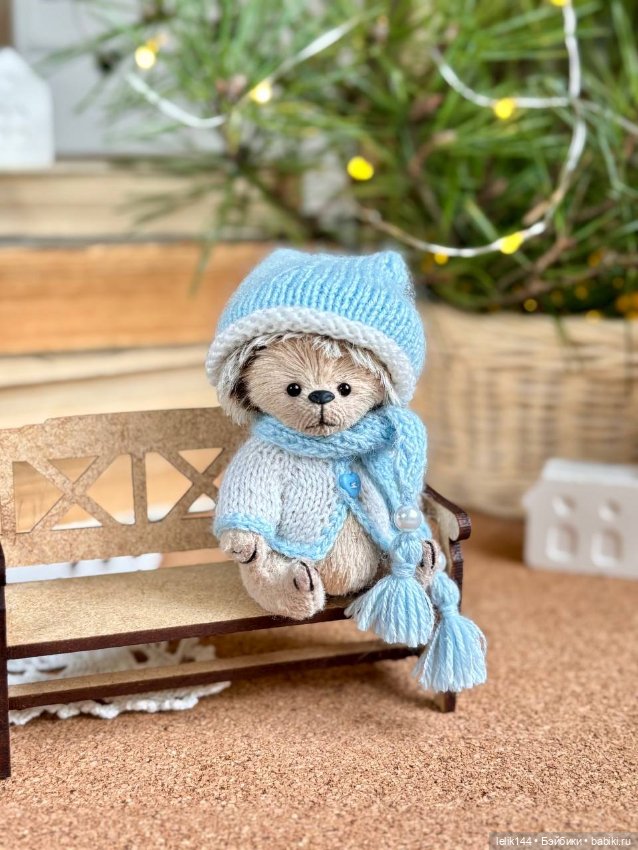 Мини тедди ёжик Пип (рост 8,5 см) (фото 3)