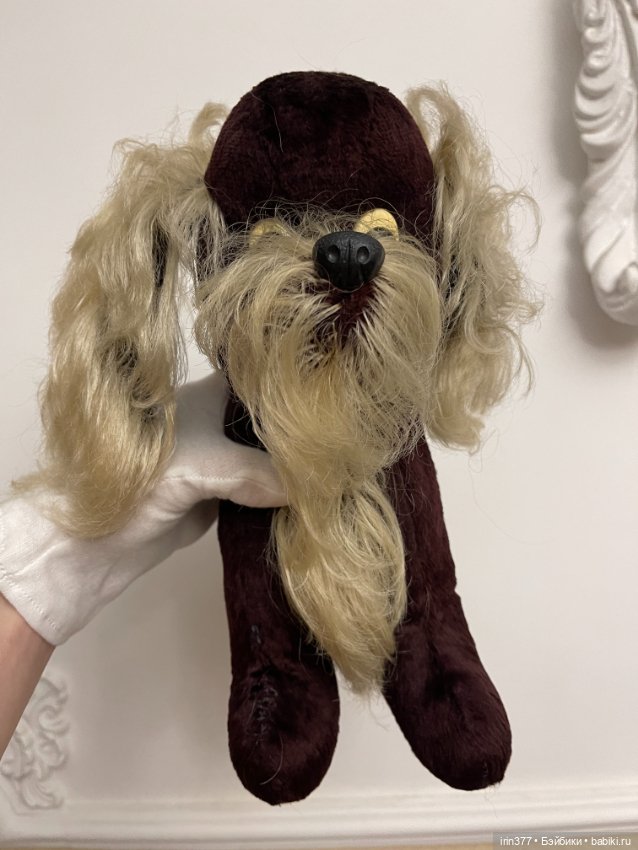 Собачка плюш СССР — Винтажные куклы и игрушки детства (фото 2)