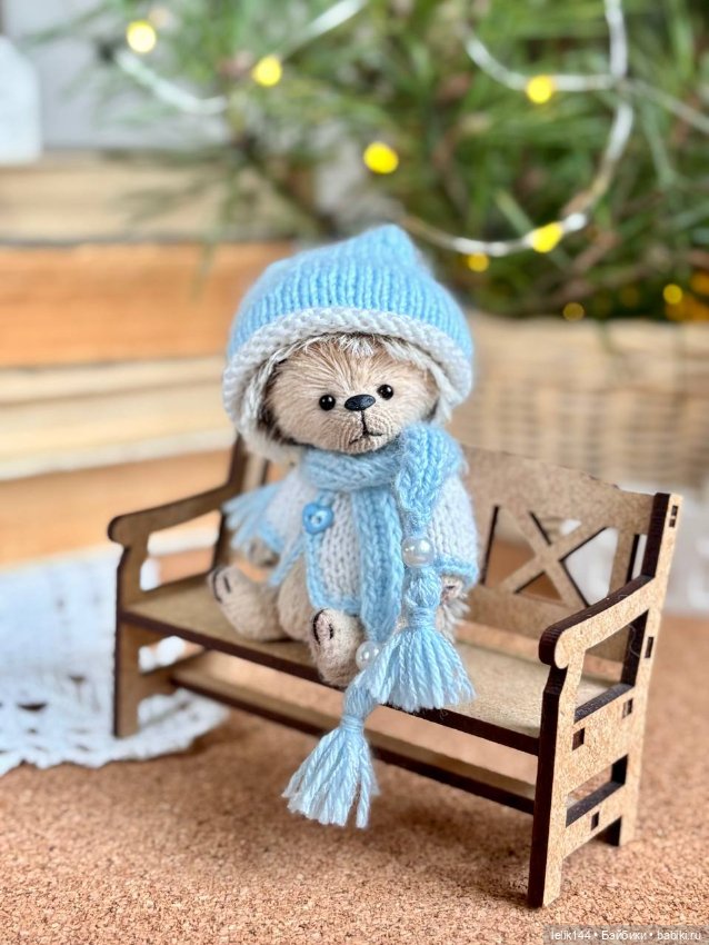 Мини тедди ёжик Пип (рост 8,5 см) (фото 5)