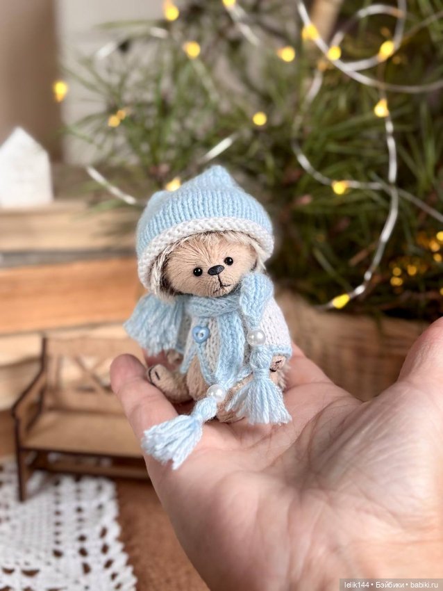 Мини тедди ёжик Пип (рост 8,5 см)