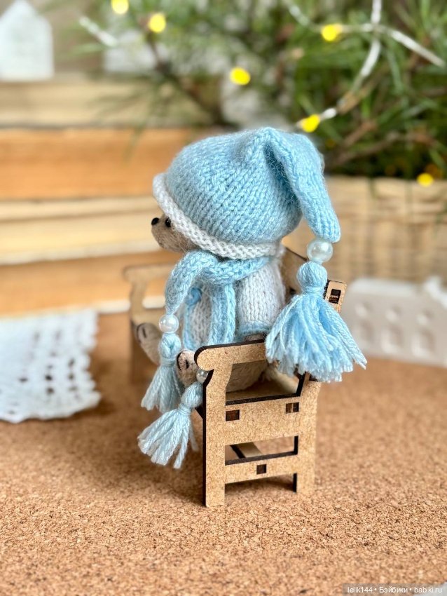 Мини тедди ёжик Пип (рост 8,5 см) (фото 4)