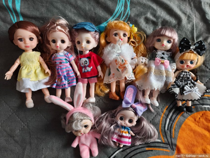 Лот из 8 кукол — Шарнирные куклы (не BJD)