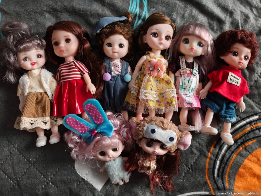 Лот из 8 кукол № 2 — Шарнирные куклы (не BJD) (фото 6)