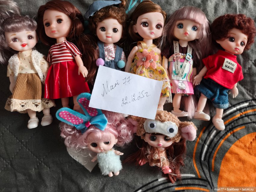 Лот из 8 кукол № 2 — Шарнирные куклы (не BJD) (фото 7)