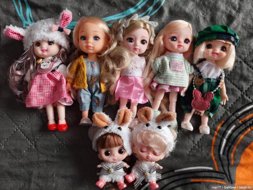 Лот из 7 кукол — Шарнирные куклы (не BJD)