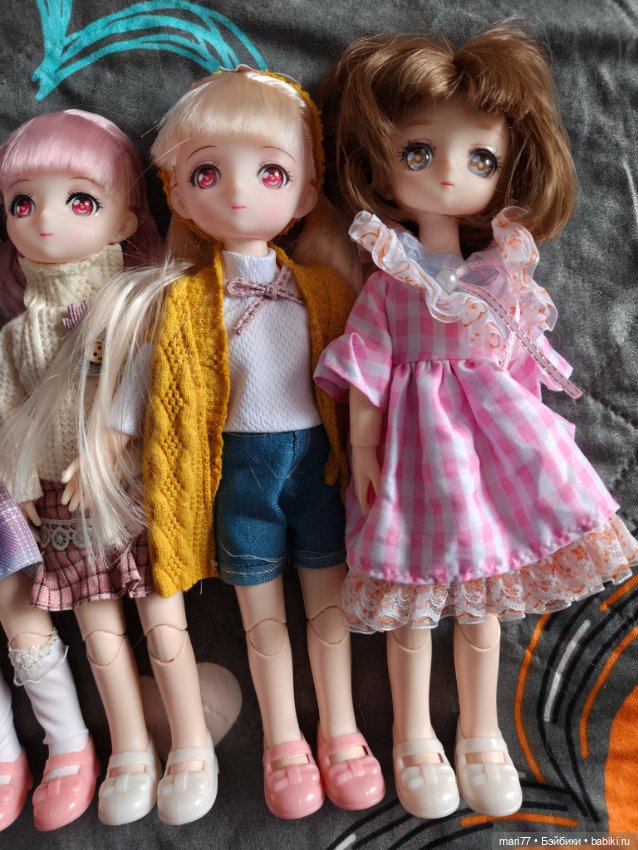 Лот из 7 шарнирных кукол Аниме (фото 4)