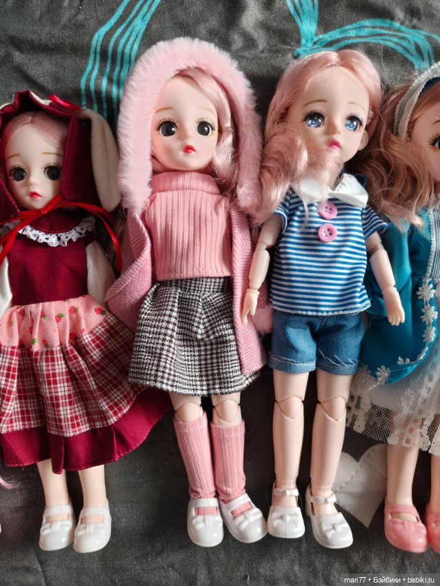 Лот из 6 шарнирных кукол — Шарнирные куклы (не BJD) (фото 4)