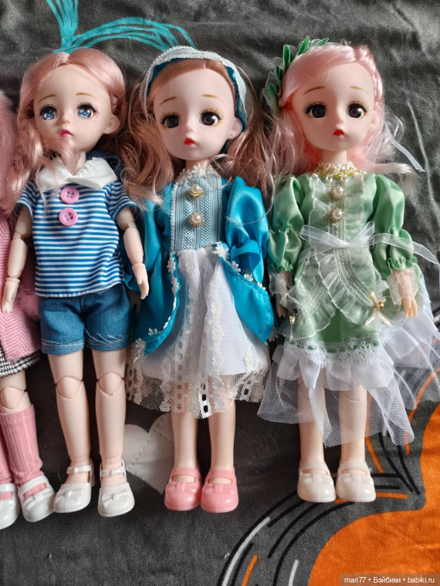 Лот из 6 шарнирных кукол — Шарнирные куклы (не BJD) (фото 5)