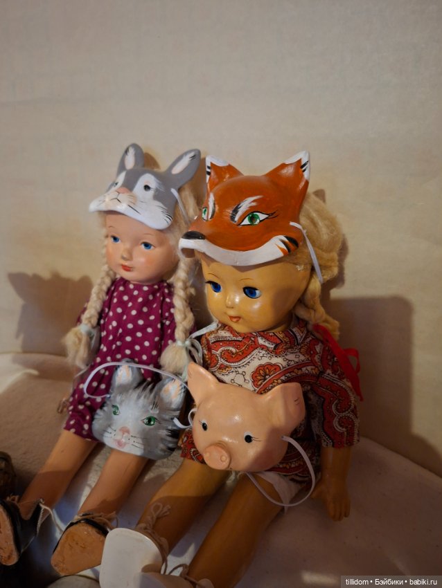 Маски для кукол, двух размеров (фото 2)