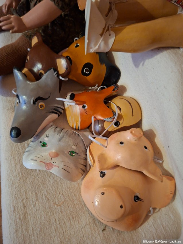 Маски для кукол, двух размеров (фото 5)