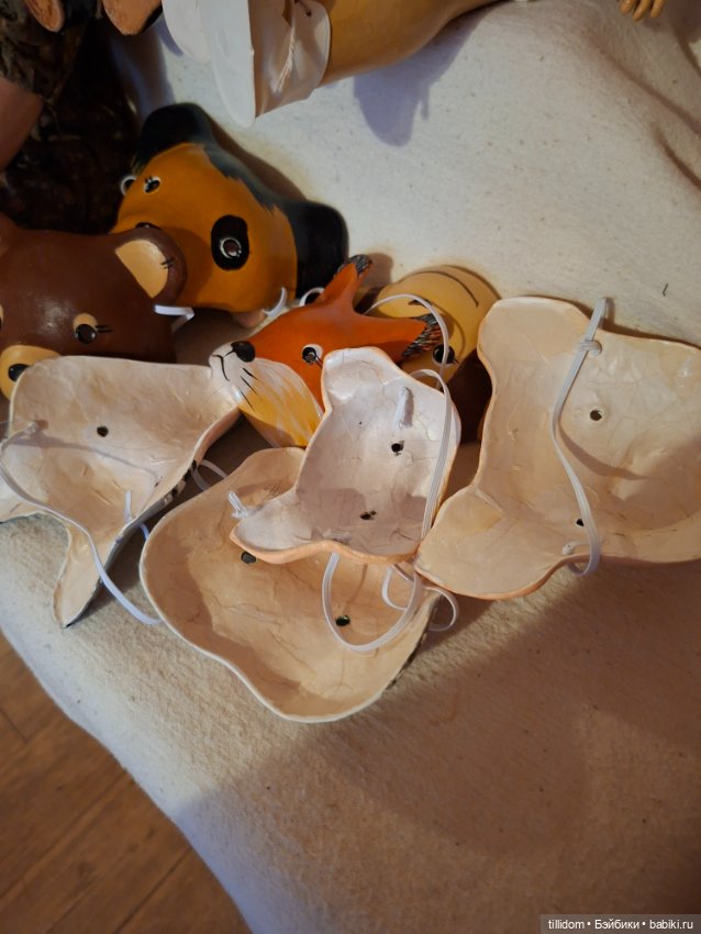 Маски для кукол, двух размеров (фото 6)