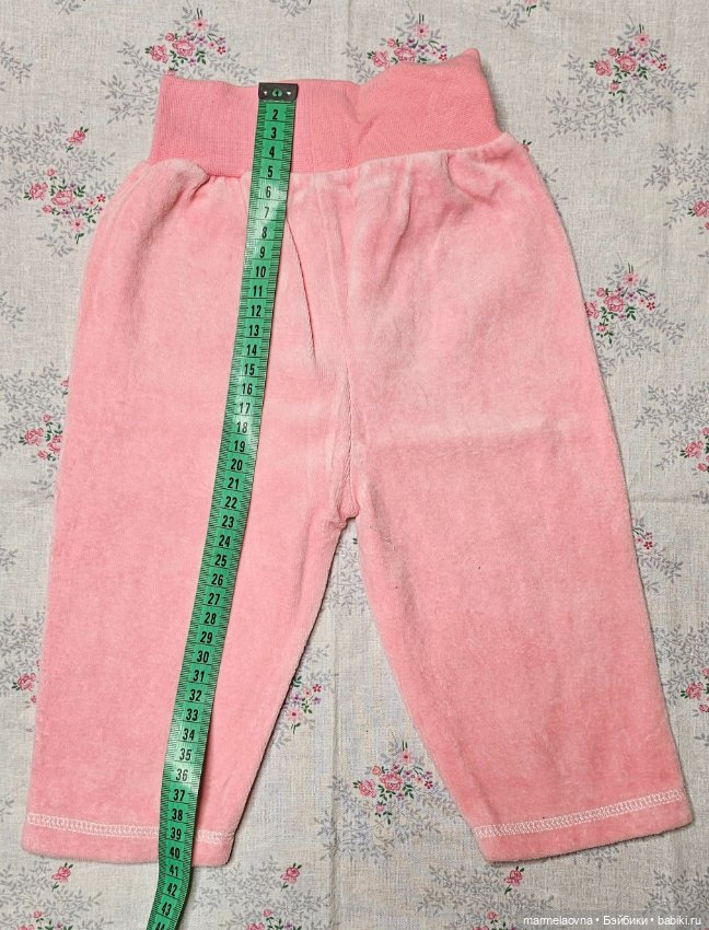 Велюровый костюм с шапочкой для куклы или малыша 55-65см (фото 5)