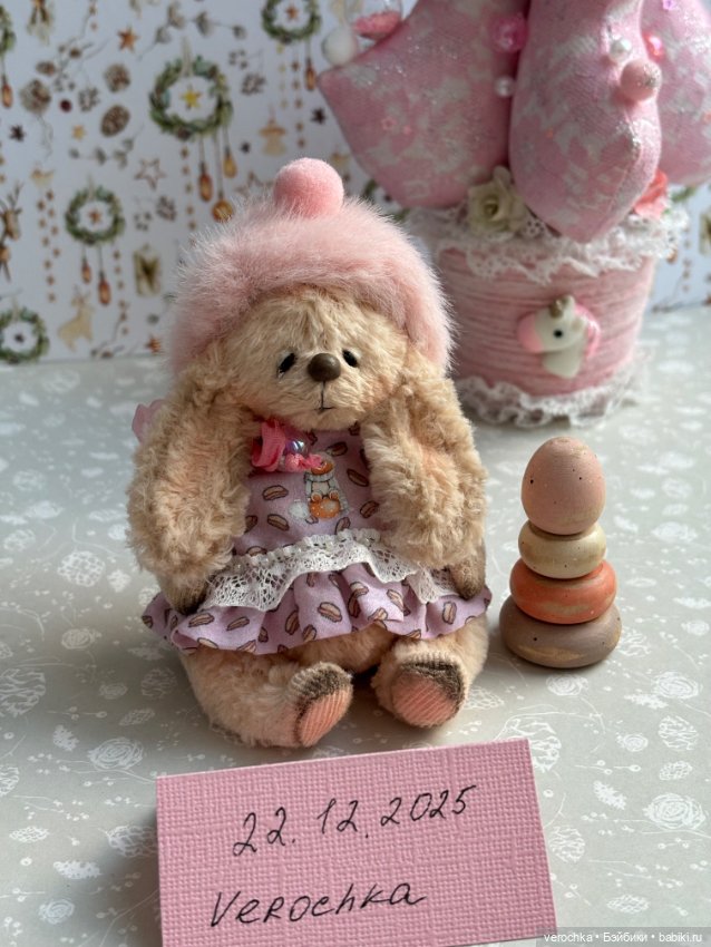 Кролик тедди — Авторские игрушки (фото 7)