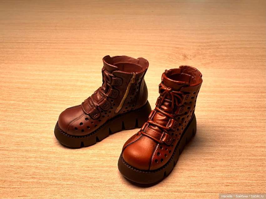 Ботинки для кукол со съемными стопами 1/6