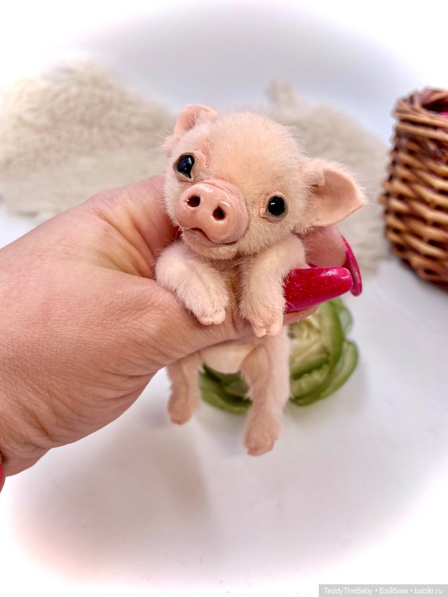 Жорик ( Тедди хрюшка) — Авторские игрушки (фото 6)