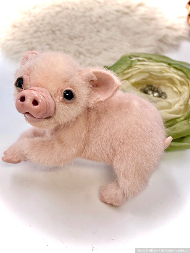 Жорик ( Тедди хрюшка) — Авторские игрушки (фото 7)