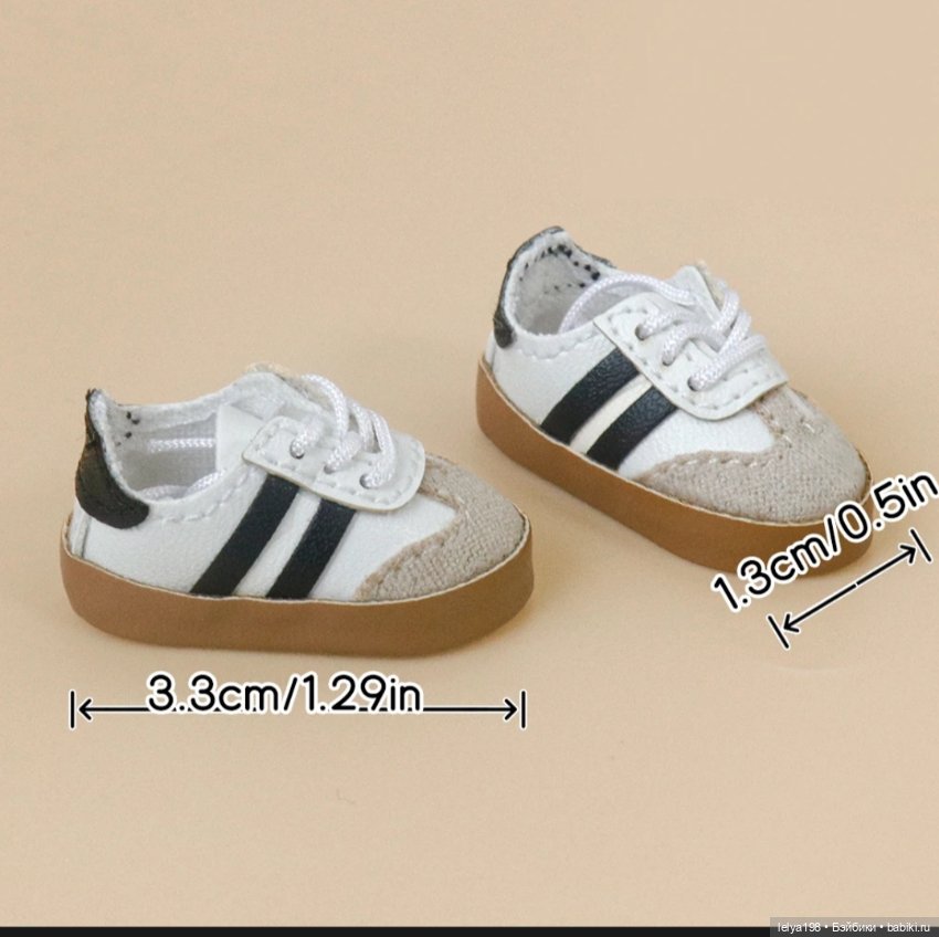 Чудесные кроссовки для куклы. Очень красивые и реалистичные (фото 3)