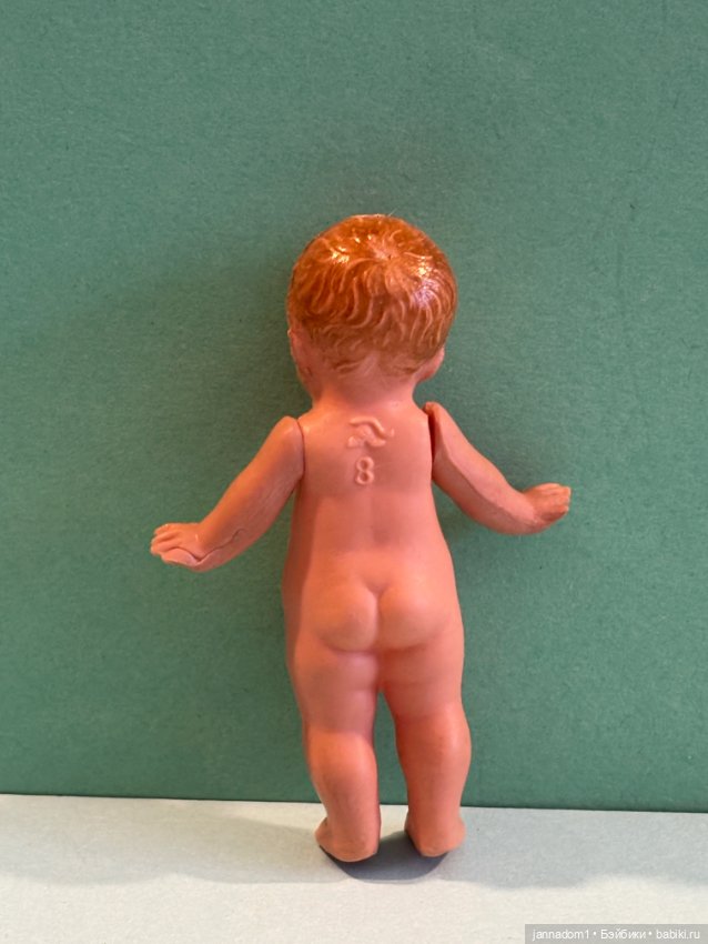 Редкий целлулоидный кьюпи Minerva, высота 8 см (фото 3)