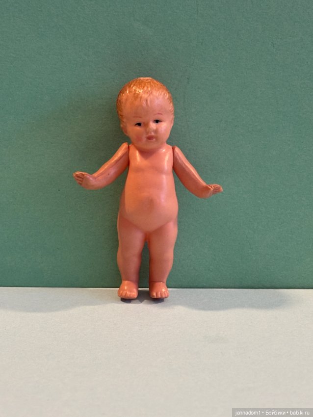 Редкий целлулоидный кьюпи Minerva, высота 8 см