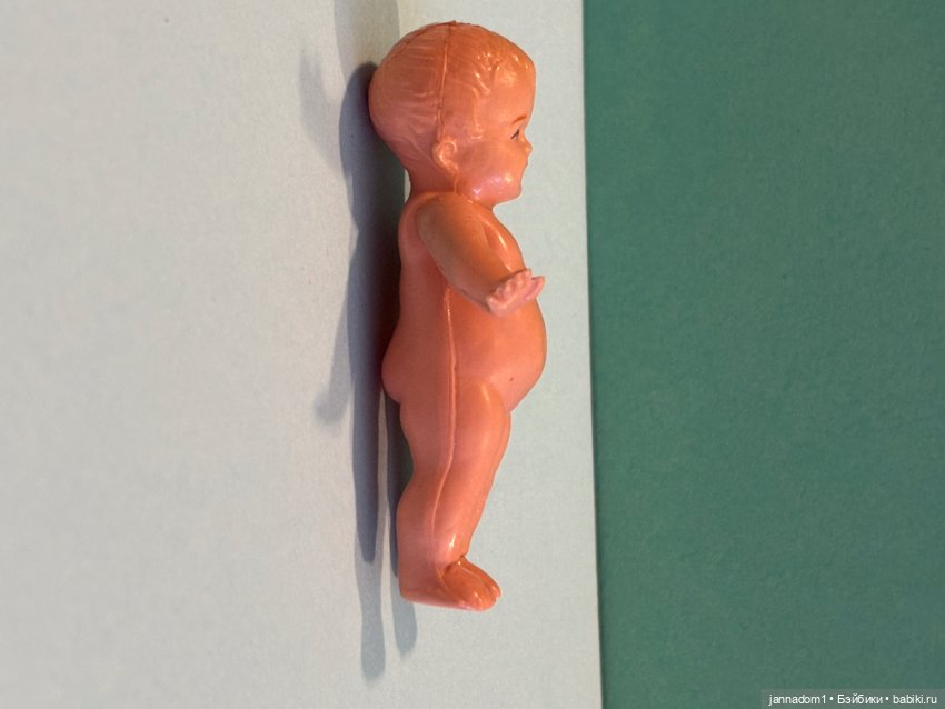 Редкая целлулоидная куколка кьюпи мальчик Minerva, высота 8 см (фото 5)