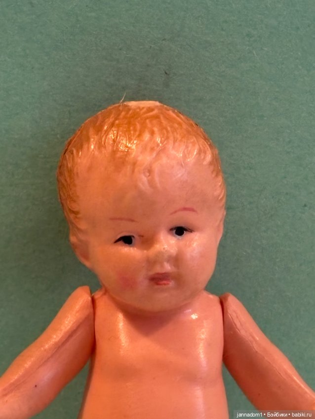 Редкий целлулоидный кьюпи Minerva, высота 8 см (фото 6)