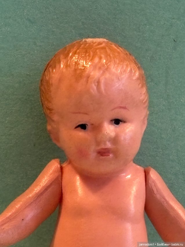 Редкий целлулоидный кьюпи Minerva, высота 8 см (фото 2)