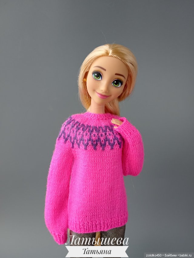 Вязаная одежда для Барби — Одежда для кукол