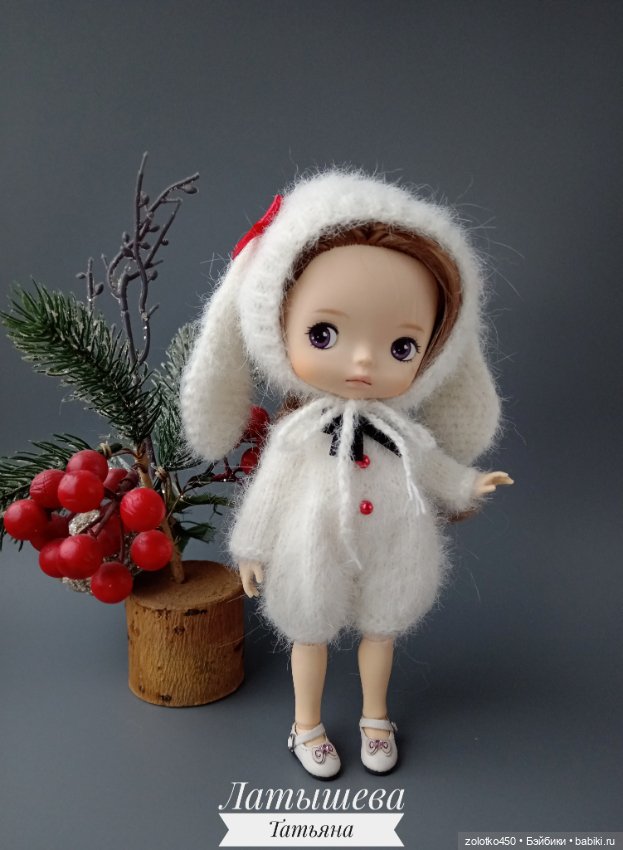 Вязаная одежда для кукол (фото 6)