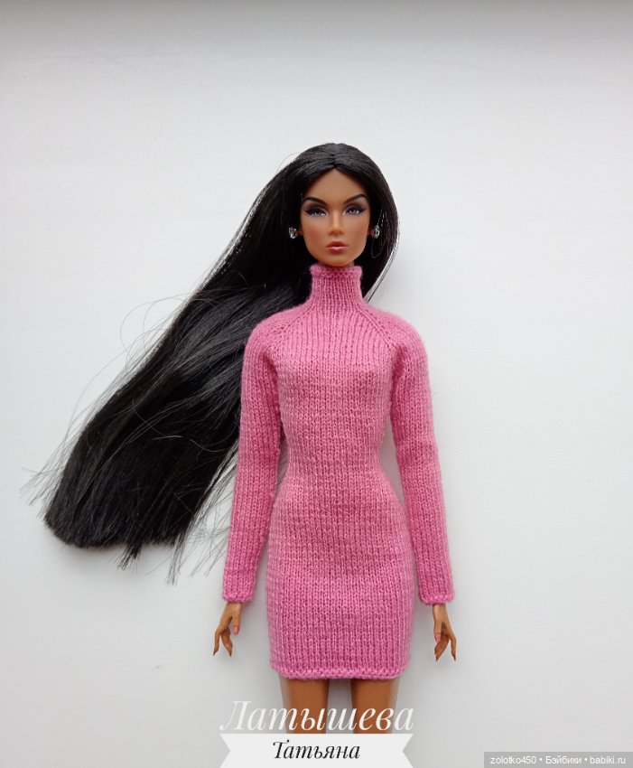 Вязаная одежда для кукол (фото 4)