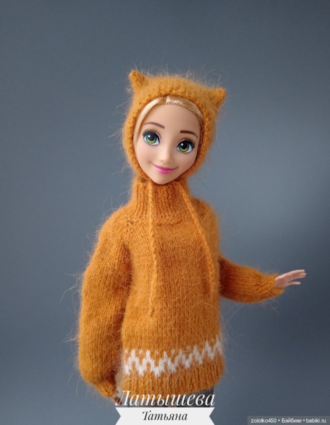 Вязаная одежда для Барби — Одежда для кукол (фото 5)