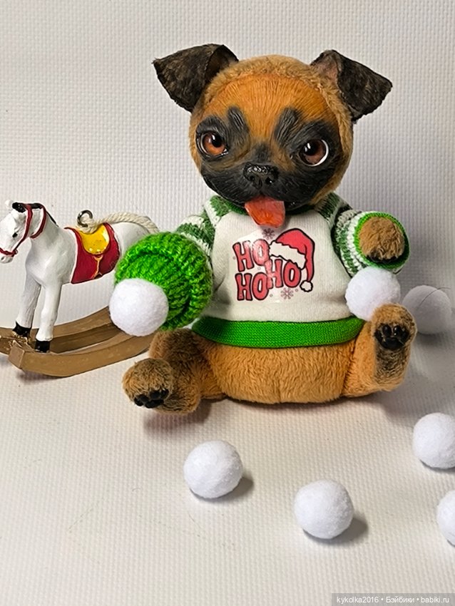 Собачка тедди барбансон — Авторские игрушки (фото 6)