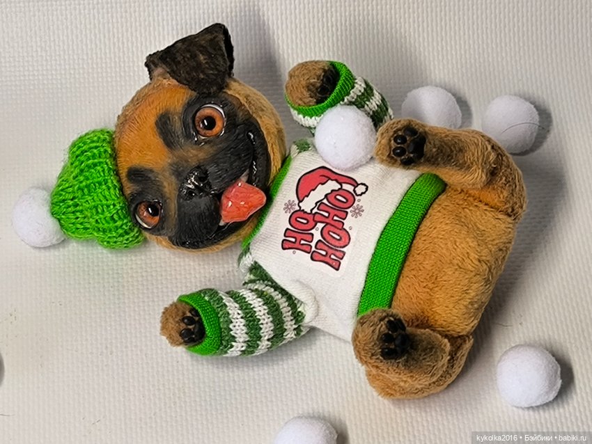 Собачка тедди барбансон — Авторские игрушки (фото 5)