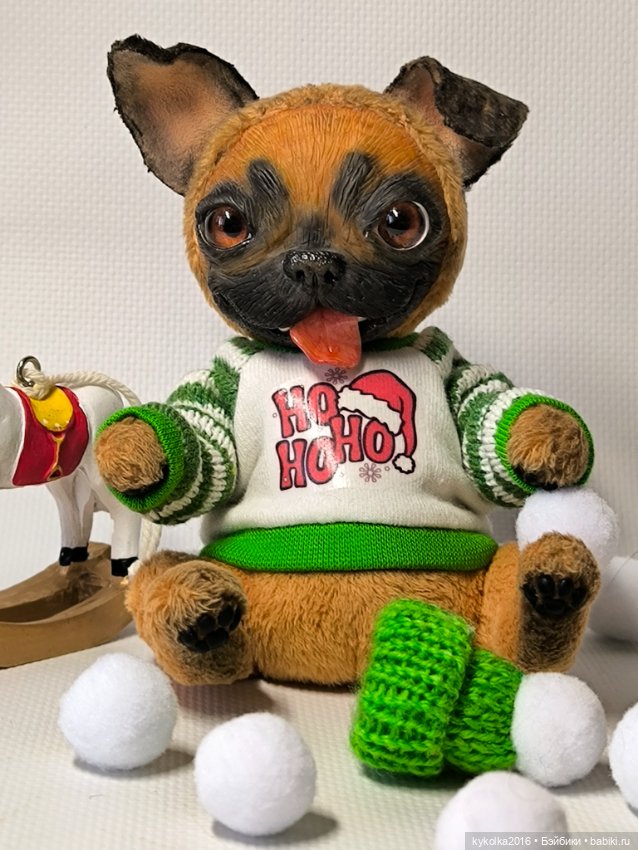 Собачка тедди барбансон — Авторские игрушки (фото 4)