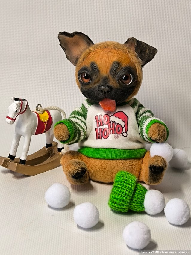 Собачка тедди барбансон — Авторские игрушки (фото 3)