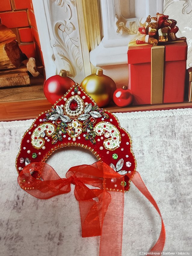 Комплект с кокошником для Paola Reina Паола Рейна 32-34 см Княжна (фото 4)