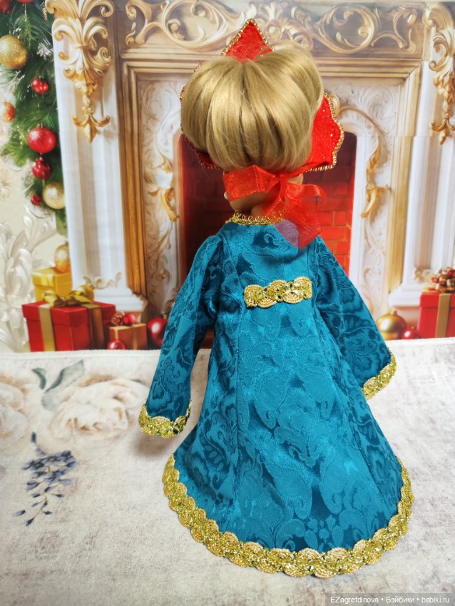 Комплект с кокошником для Paola Reina Паола Рейна 32-34 см Княжна (фото 3)