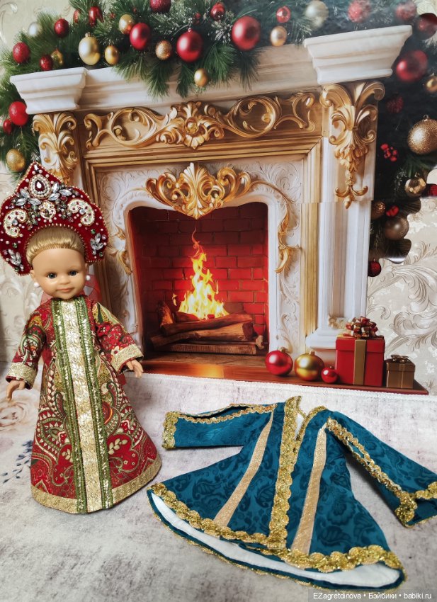 Комплект с кокошником для Paola Reina Паола Рейна 32-34 см Княжна (фото 6)