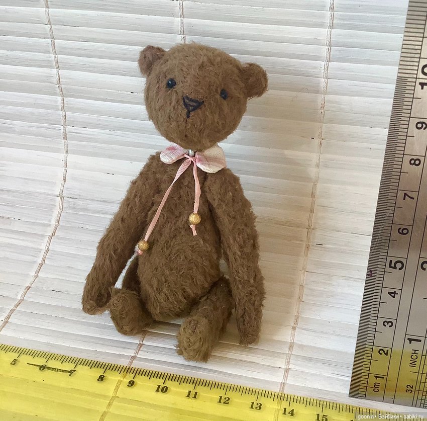 Мишка Оливер авторская игрушка (фото 3)