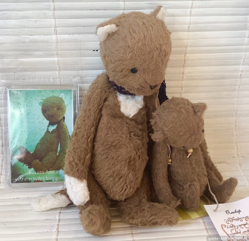 Мишка Оливер авторская игрушка