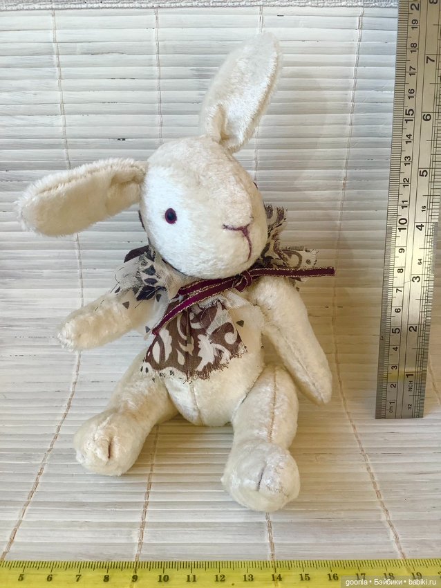 Белый кролик — Авторские игрушки