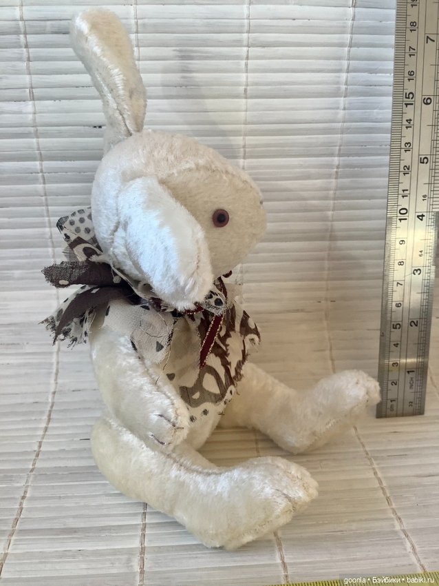 Белый кролик — Авторские игрушки (фото 2)