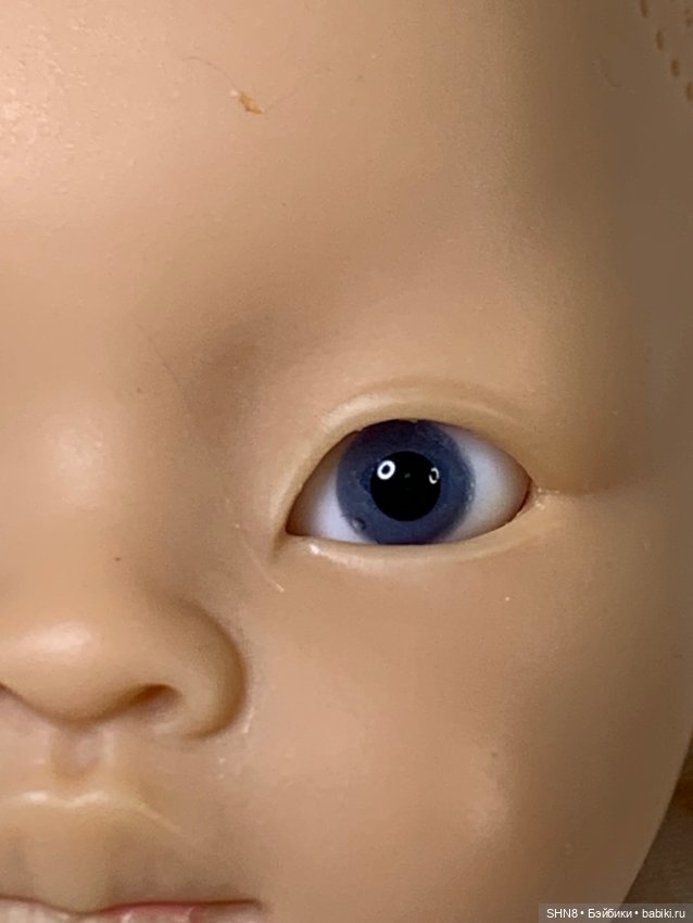 Глаза рыбки стекло 12 мм серо синие (фото 2)