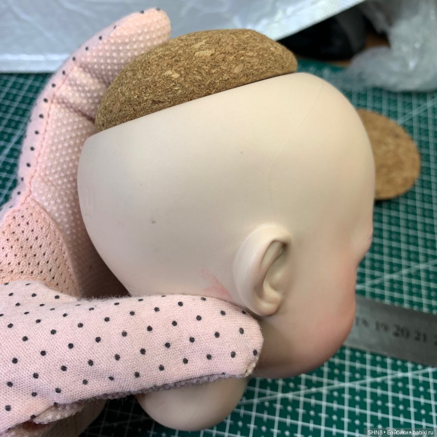 Пэйт из пробки 63 мм — Другое для антикварных кукол (фото 2)