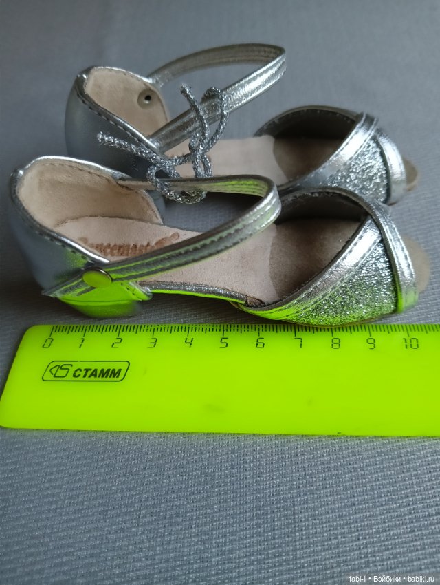 Бальные туфли 11*3,5 см — Обувь для BJD (фото 2)